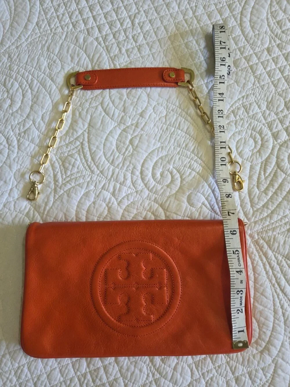 Tory Burch orange handbag